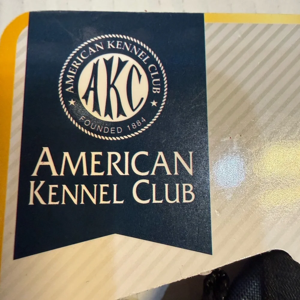 American Kennel Club AKC Step-In Mesh Dog Harness Medium Navy Adjustable